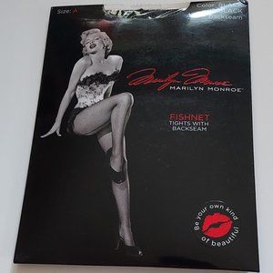 Fishnet Tights With Backseam